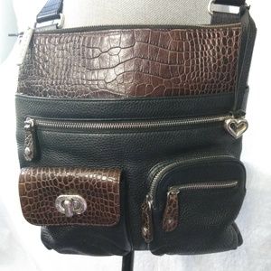 Brighton Crocodile or Alligator Cross body bag